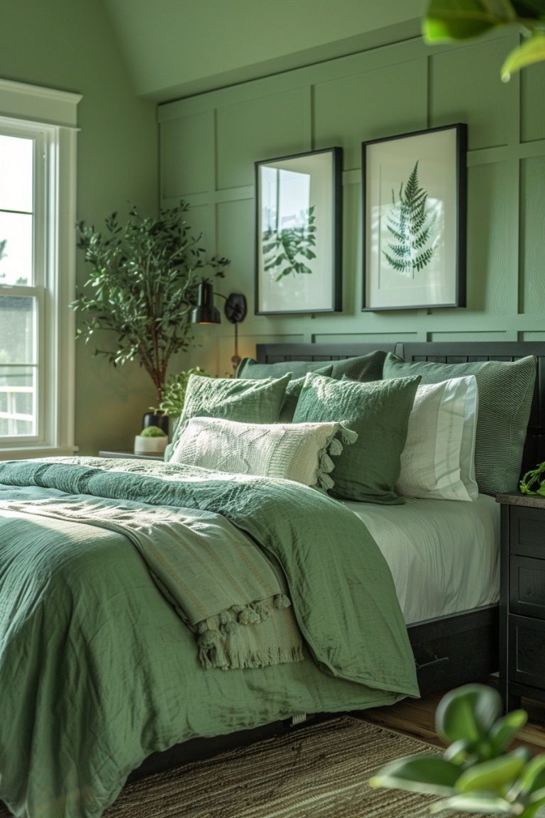 29 Sage Green Farmhouse Bedroom Ideas For A Refreshing Retreat ...