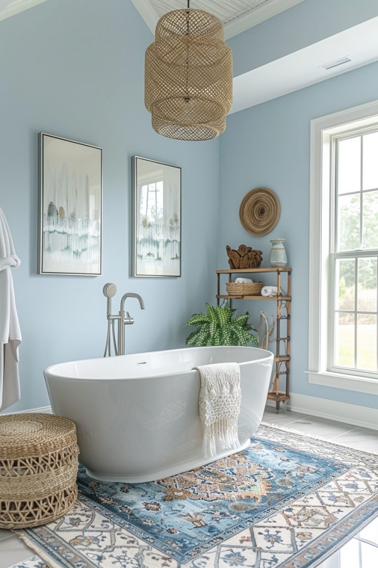 29 Blue Boho Interior Ideas For A Serene And Stylish Space - Courtneys ...
