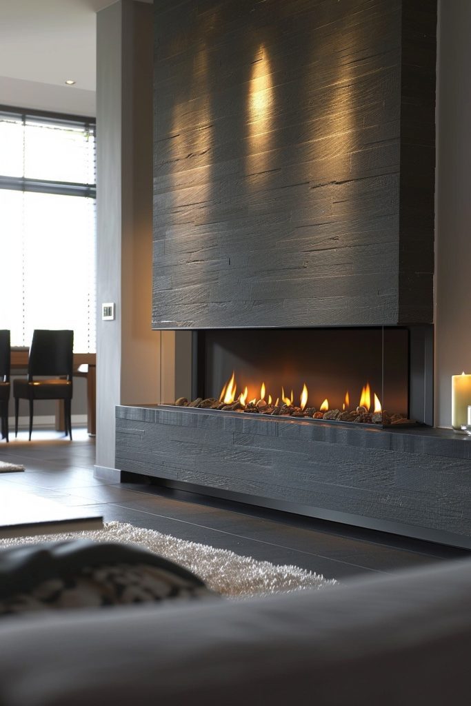 Sleek Linear Gas Fireplaces