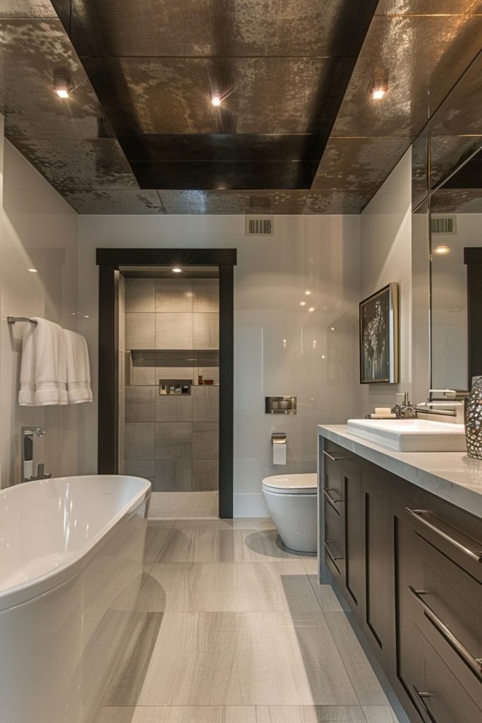 Sleek Metallic Ceilings