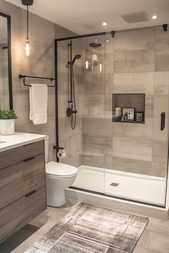 Sleek Small Bathroom Makeovers