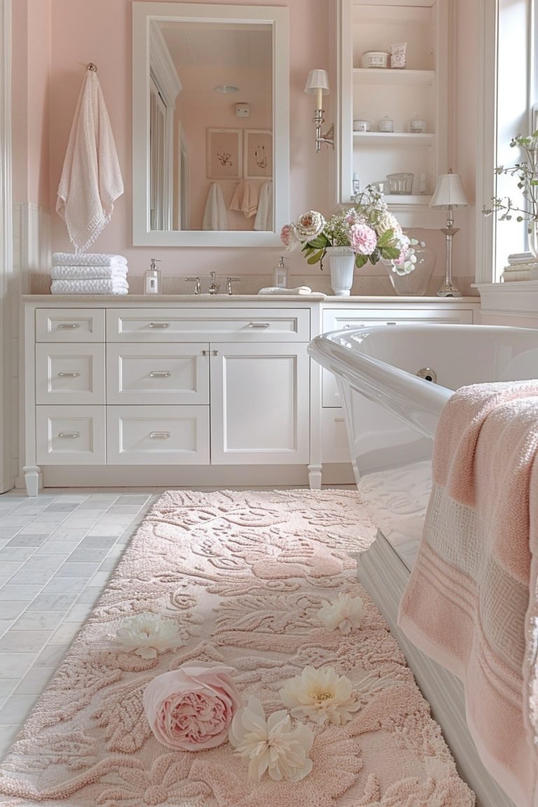 29 Pink Bathroom Decor Ideas For The Ultimate Girly Retreat Courtneys