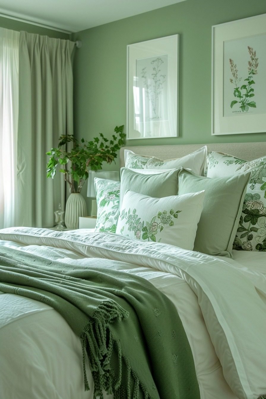29 Sage Green Farmhouse Bedroom Ideas For A Refreshing Retreat ...