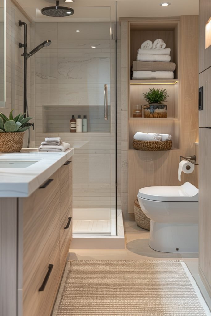 Streamlined Small Bathroom Layouts for Efficiency
