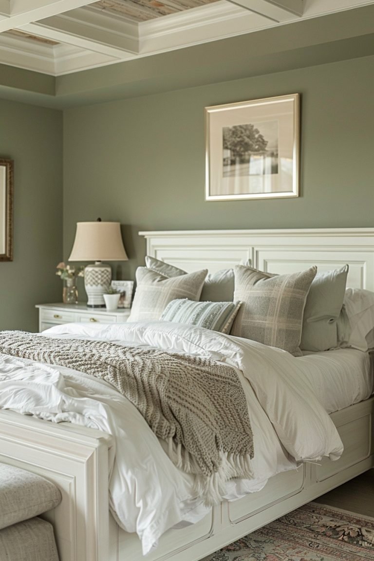 29 Sage Green Farmhouse Bedroom Ideas For A Refreshing Retreat
