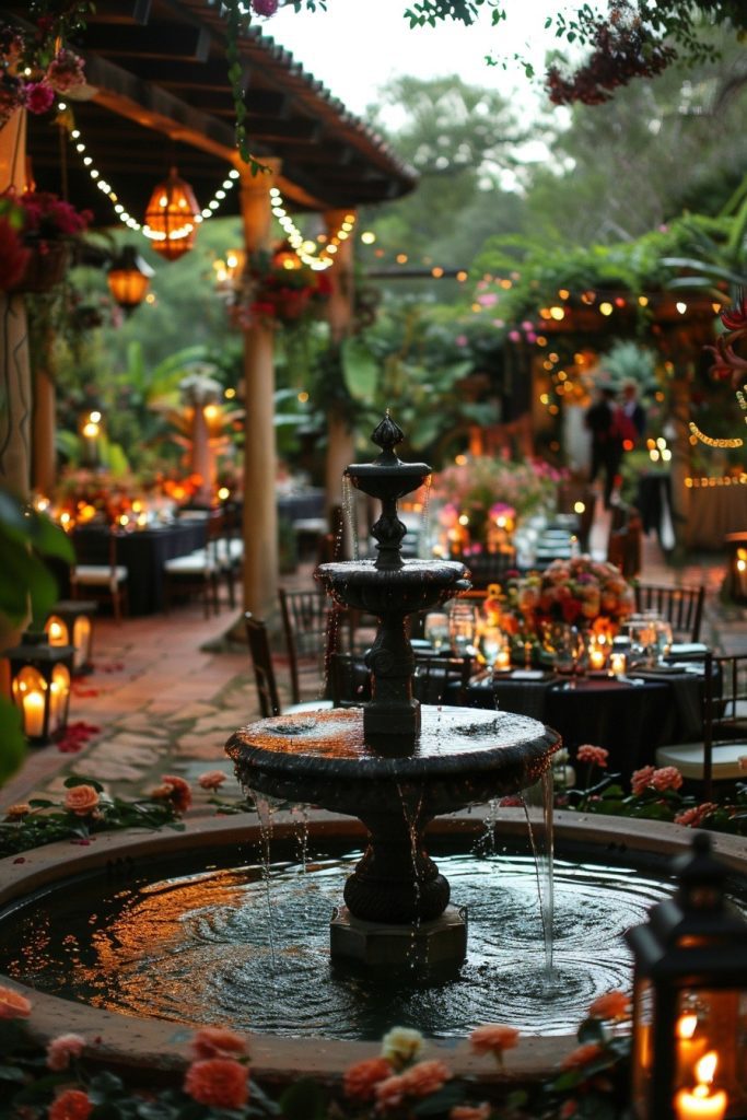 Subtle Water Features for Evening Soirees
