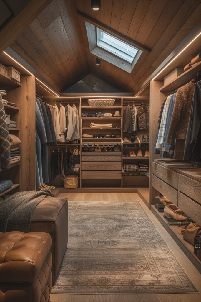 Tailored Attic Wardrobe Room