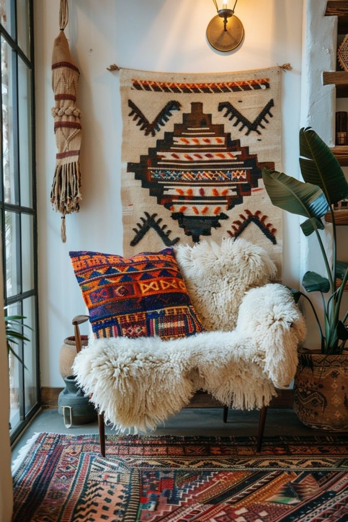 Textured Tapestries in Afrohemian Design