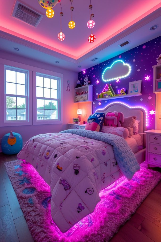 Themed LED Lights for Children’s Rooms