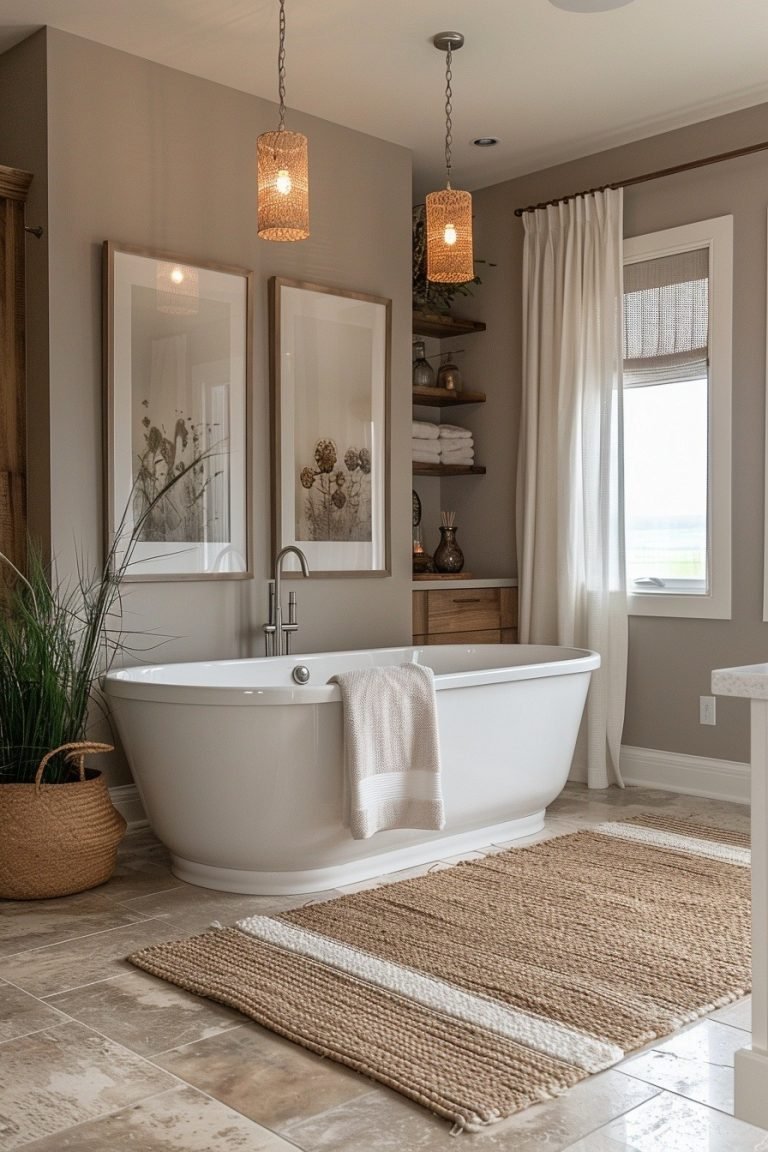 29 Chic Neutral Bathroom Decor Ideas For Timeless Elegance - Courtneys ...