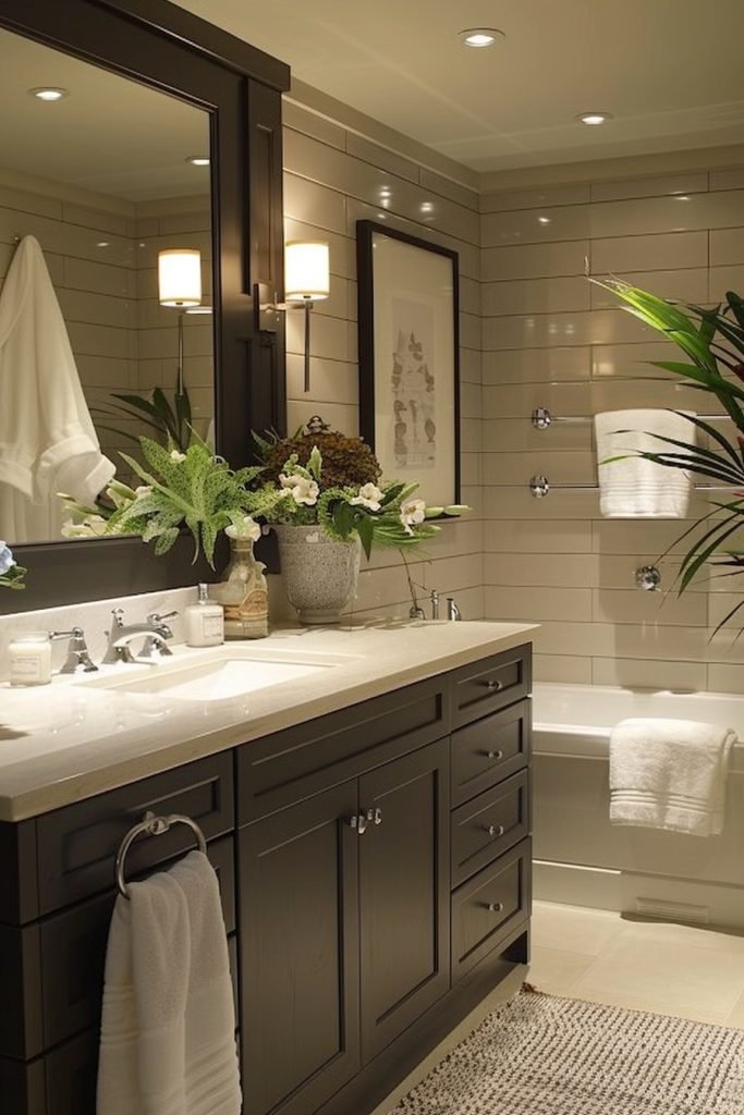 Transitional Style Small Bathrooms