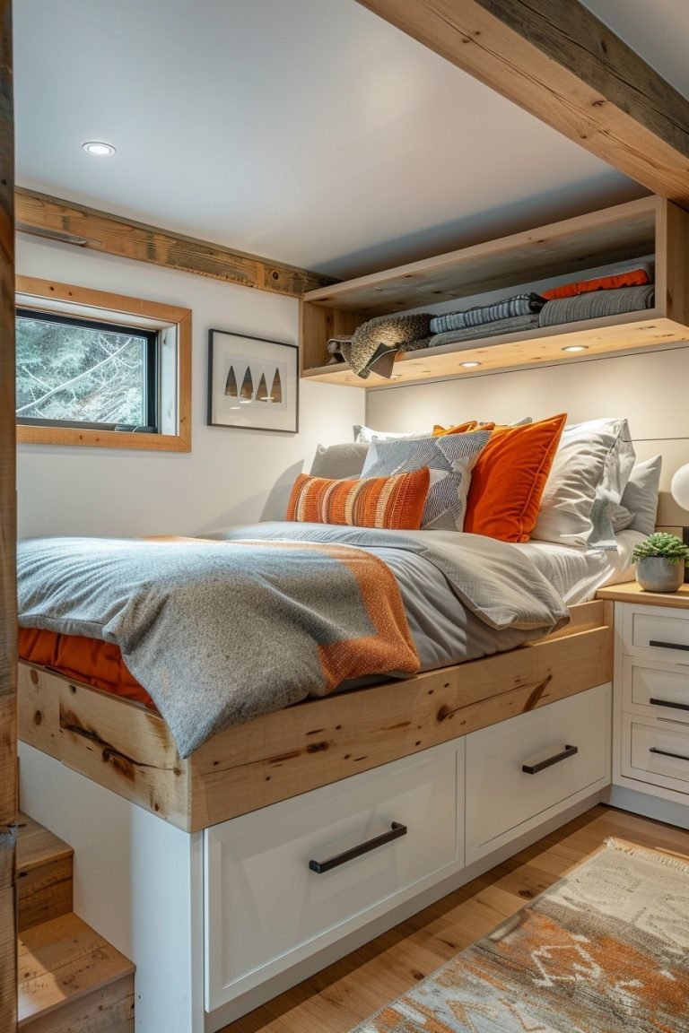 29 Tiny Bedroom Apartment Ideas To Maximize Your Space - Courtneys World