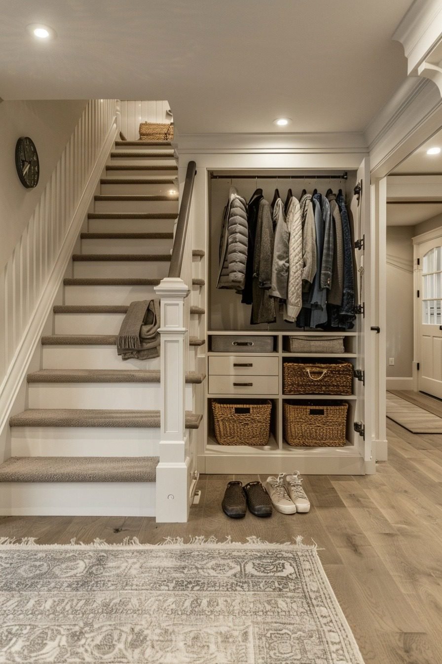 29 Staircase Storage Under Stairs Ideas For Clever Home Organization ...