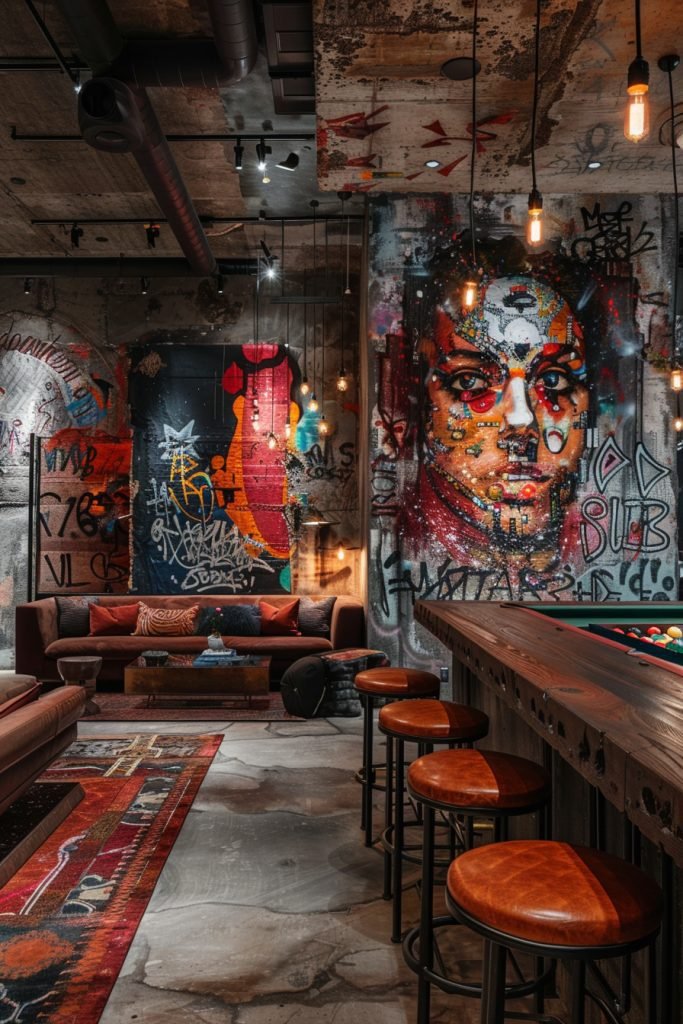 Underpass Inspired Game Room