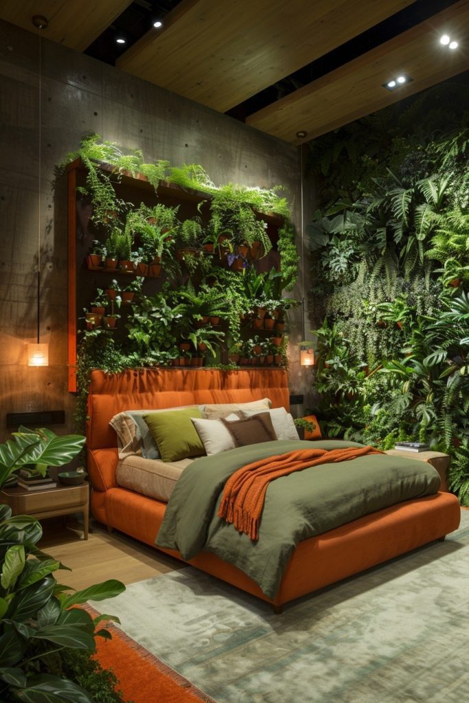 Urban Jungle Style Bedroom