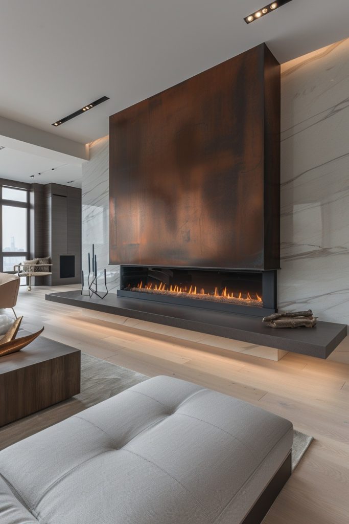 Ventless Fireplaces for Minimalist Interiors