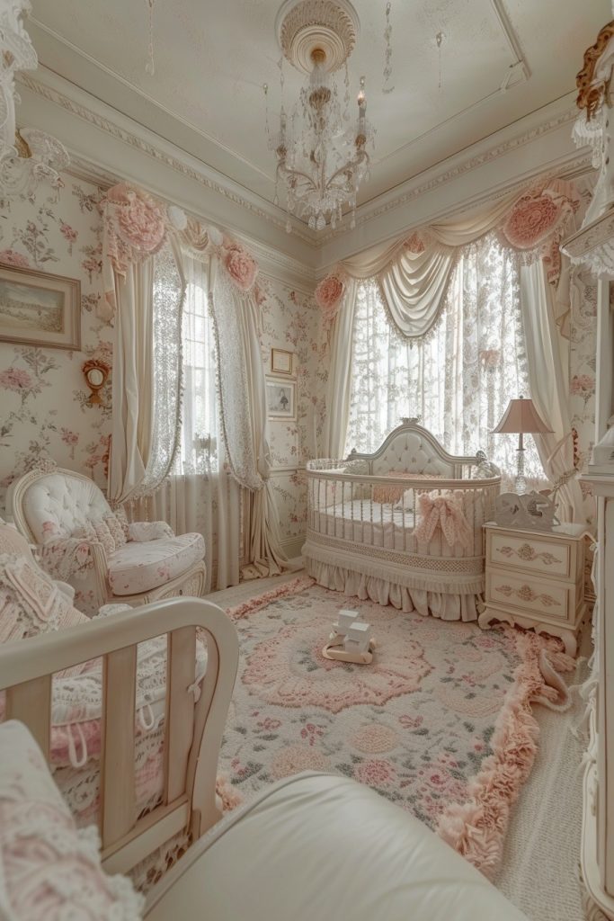 Victorian Lace Detailed Nursery