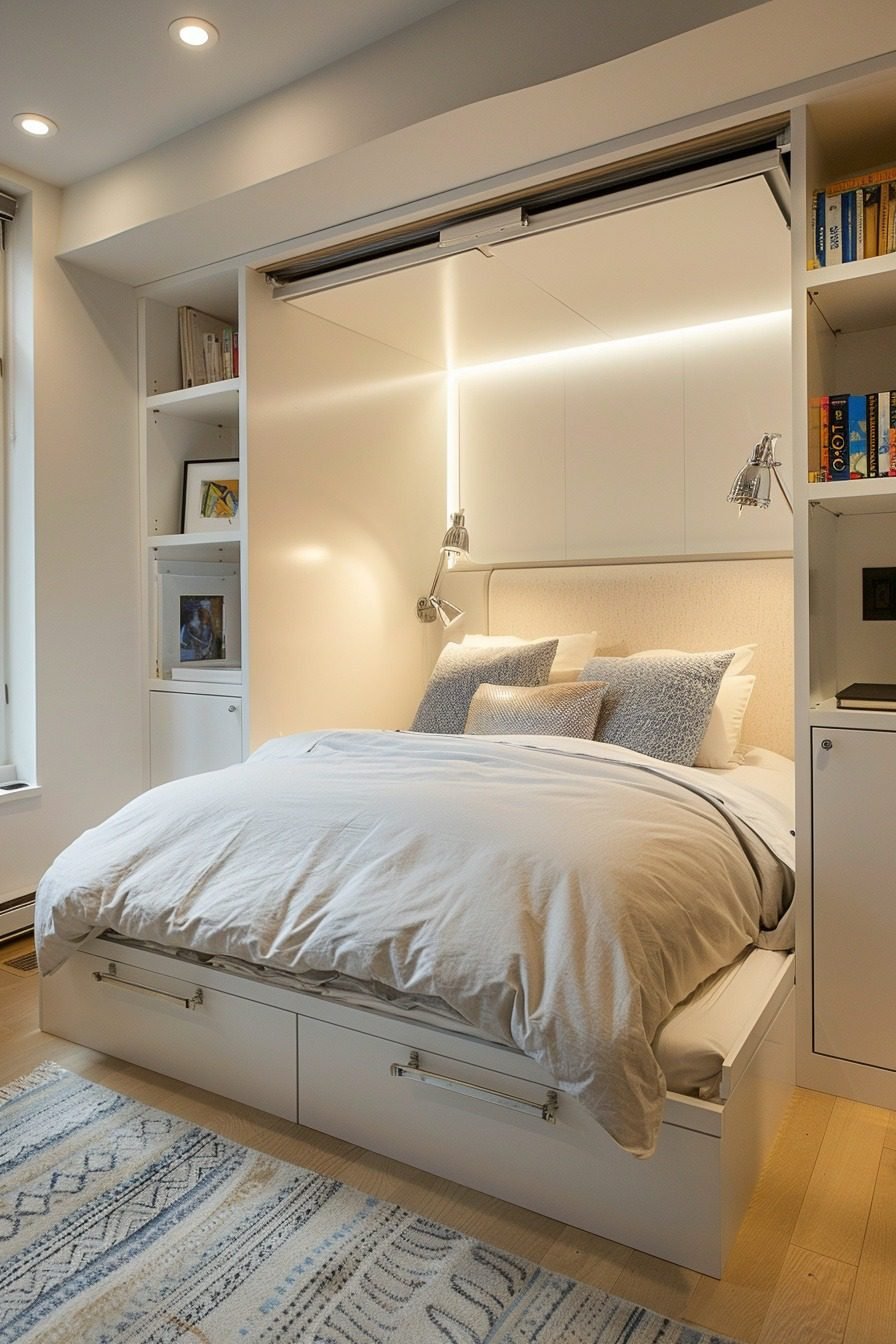29 Tiny Bedroom Decor Ideas To Maximize Your Small Space - Courtneys World