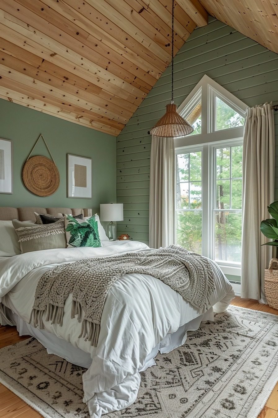 29 Sage Green Farmhouse Bedroom Ideas For A Refreshing Retreat ...