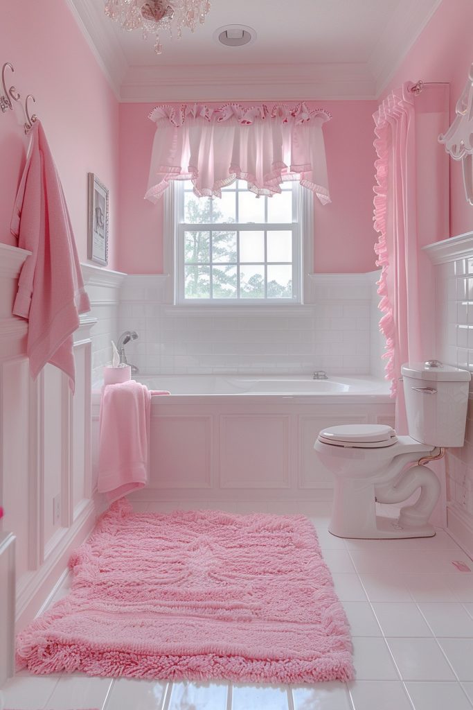 Cherry Shower order Curtain - Unique Bathroom Decor - Pink Bathroom Inspo - Cute Bathroom - Pink Home Decor - Fun Girly Bathroom