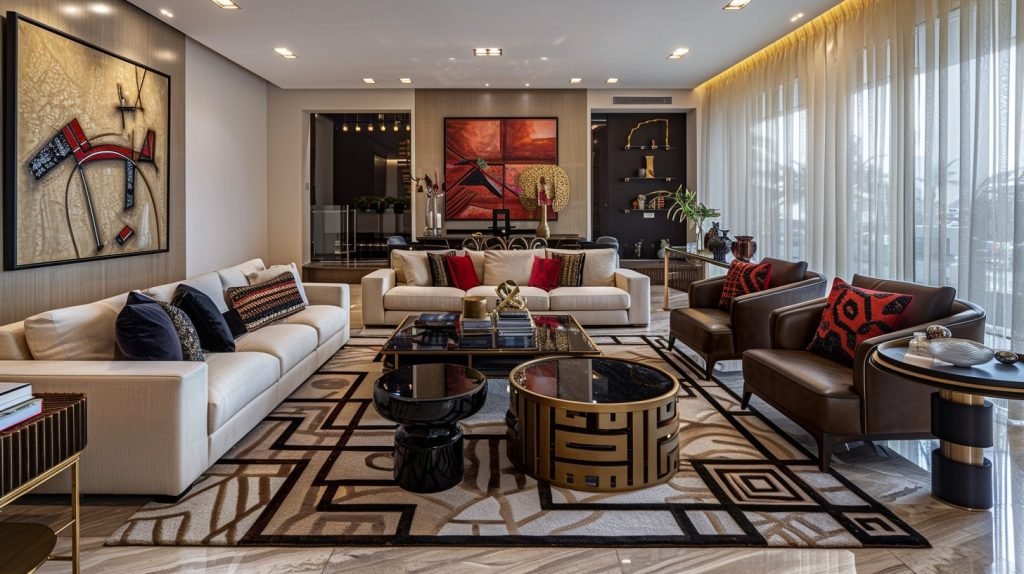 afrohemian decor living room