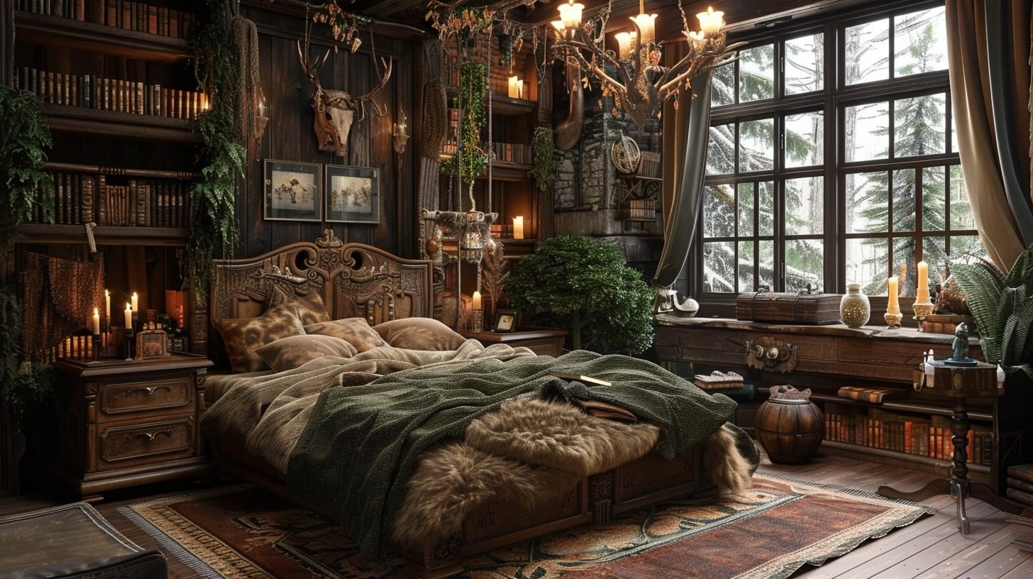 29 Rustic Boho Witchy Bedroom Ideas To Transform Your Space - Courtneys World