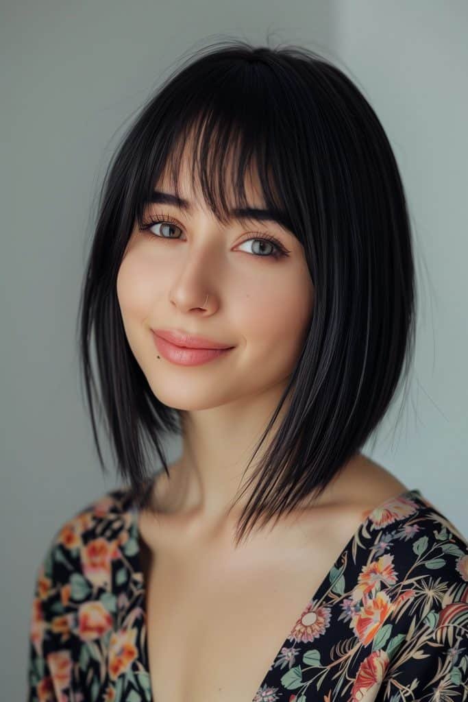 A-Line Bob Hairstyles for Medium Length Hair