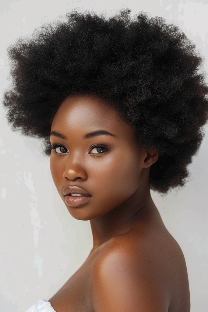 Afro Puff hairstyles curly hair