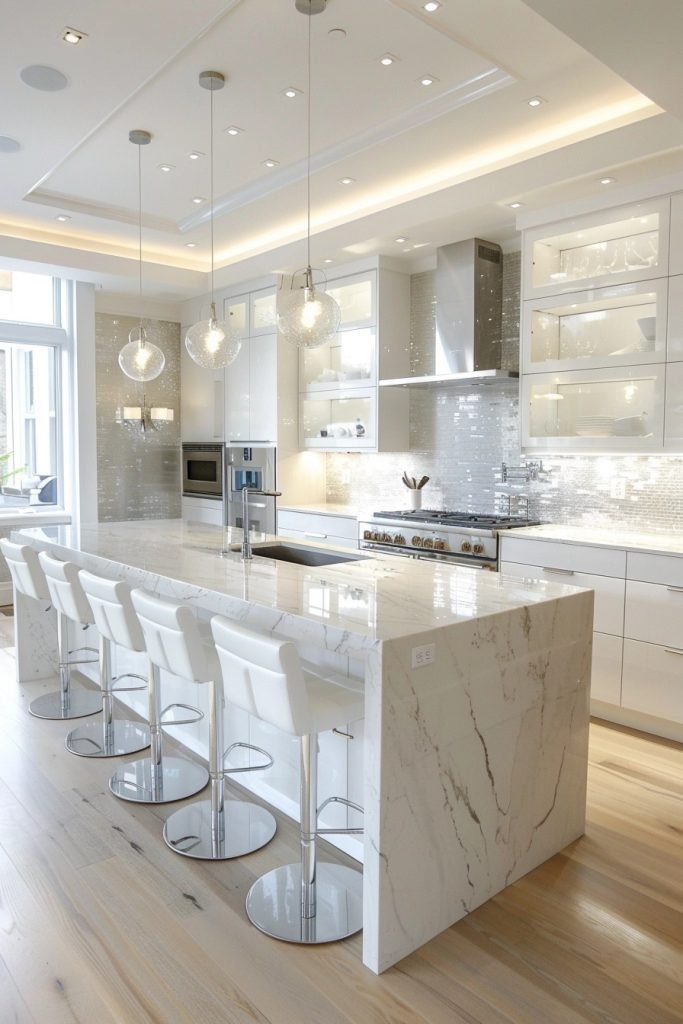 All-White Haven Kitchens