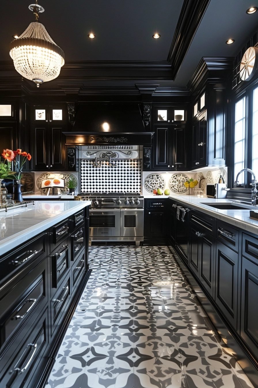 29 Black And White Modern Kitchen Ideas For A Stunning Makeover ...
