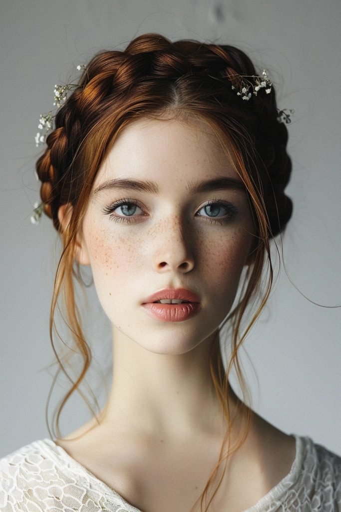 Braided Crown hairstyles for long hair