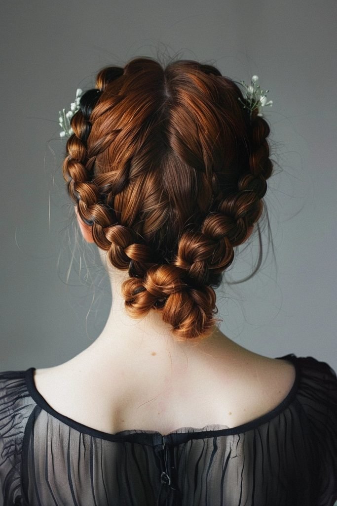 Braided Crown hairstyles for long hair
