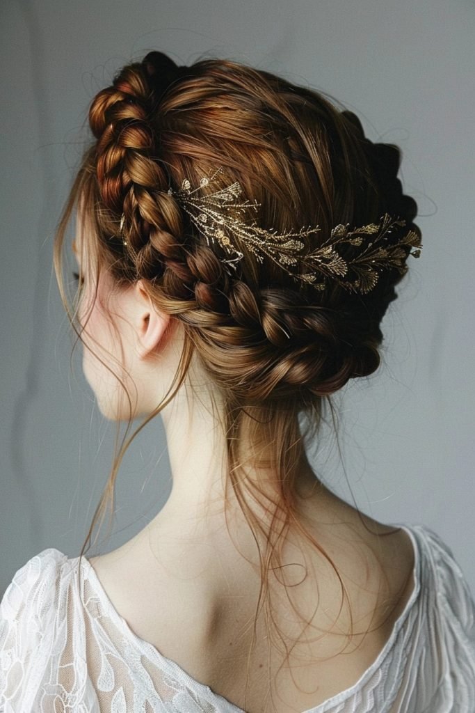 Braided Crown hairstyles for long hair