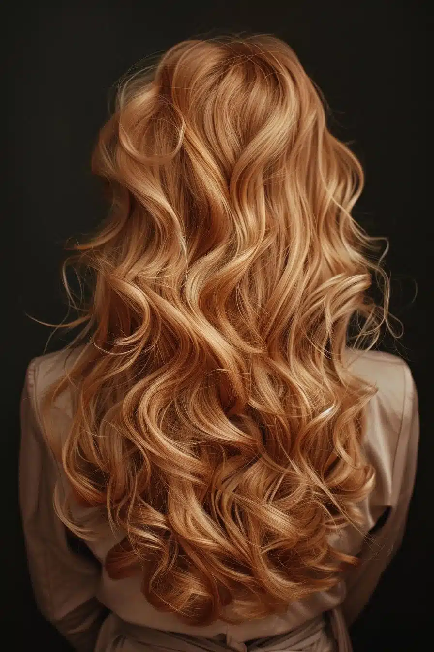 Buttery Blonde Curls hairstyle
