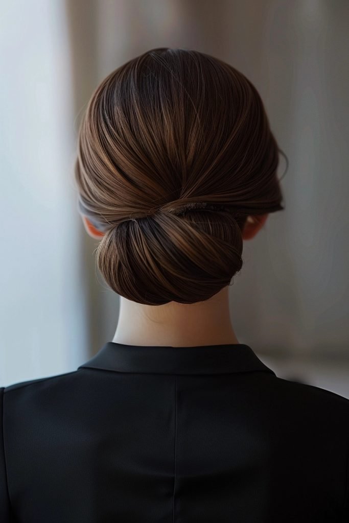 Chignon hairstyles for long hair