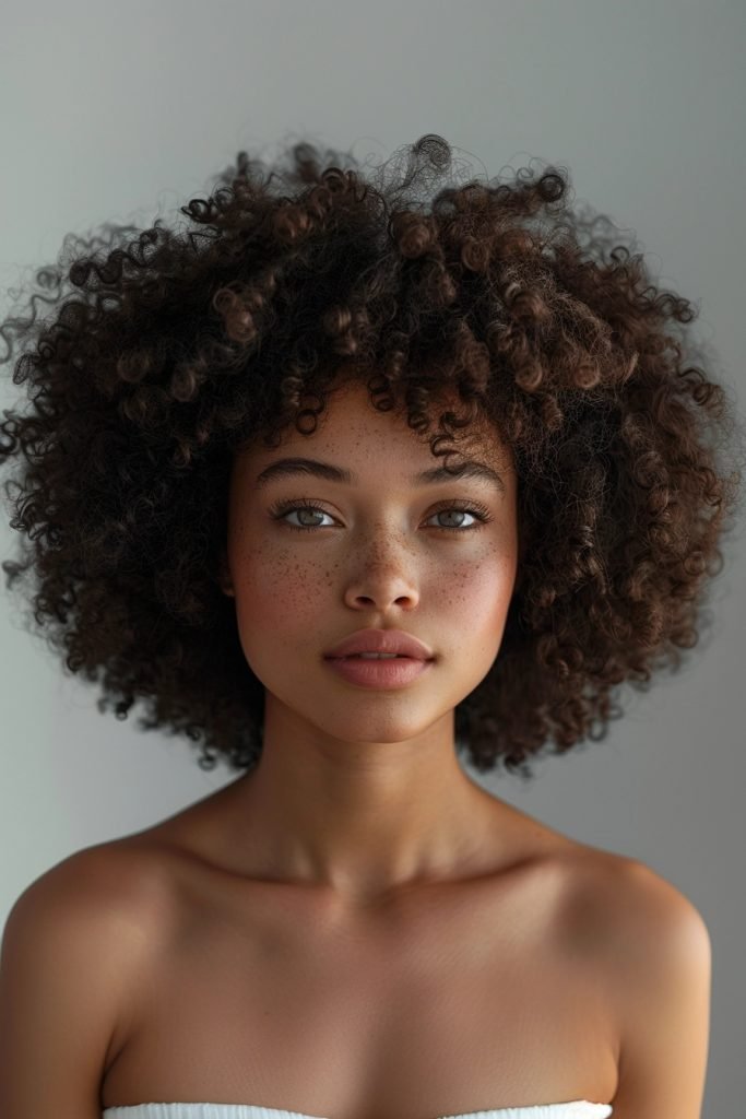 Classic Afro hairstyles curly hair