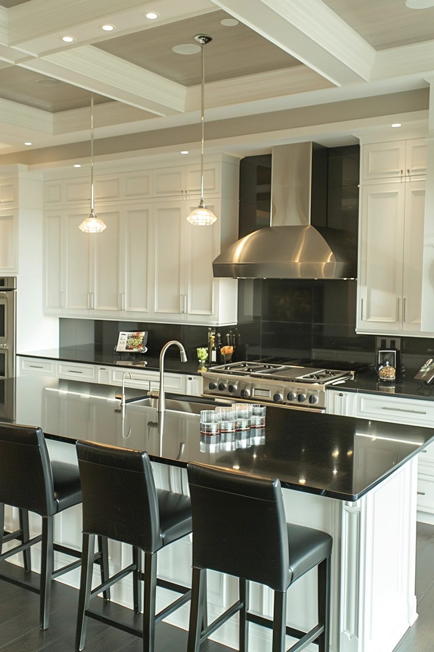 29 Black And White Modern Kitchen Ideas For A Stunning Makeover ...