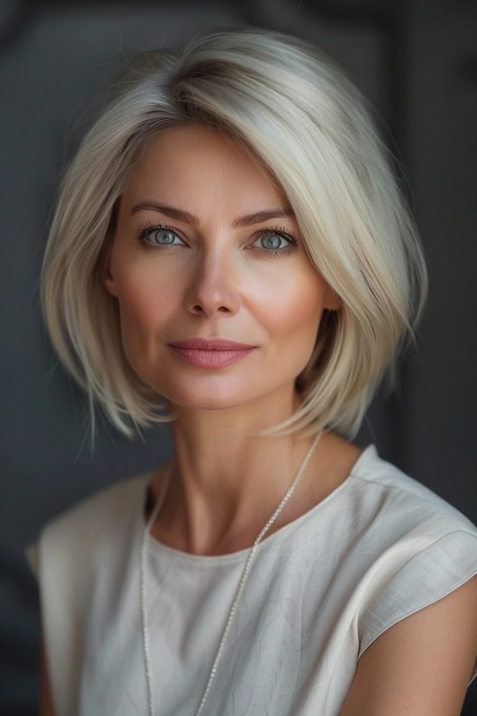 Classic Bob hairstyles 50 year old women