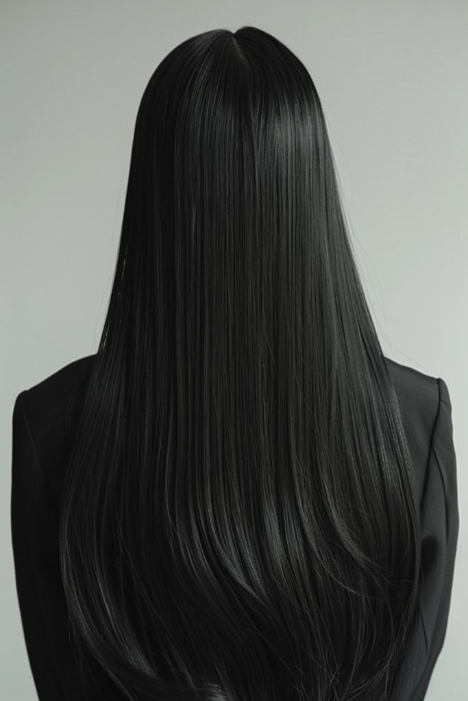 Classic Straight hairstyles for long hair