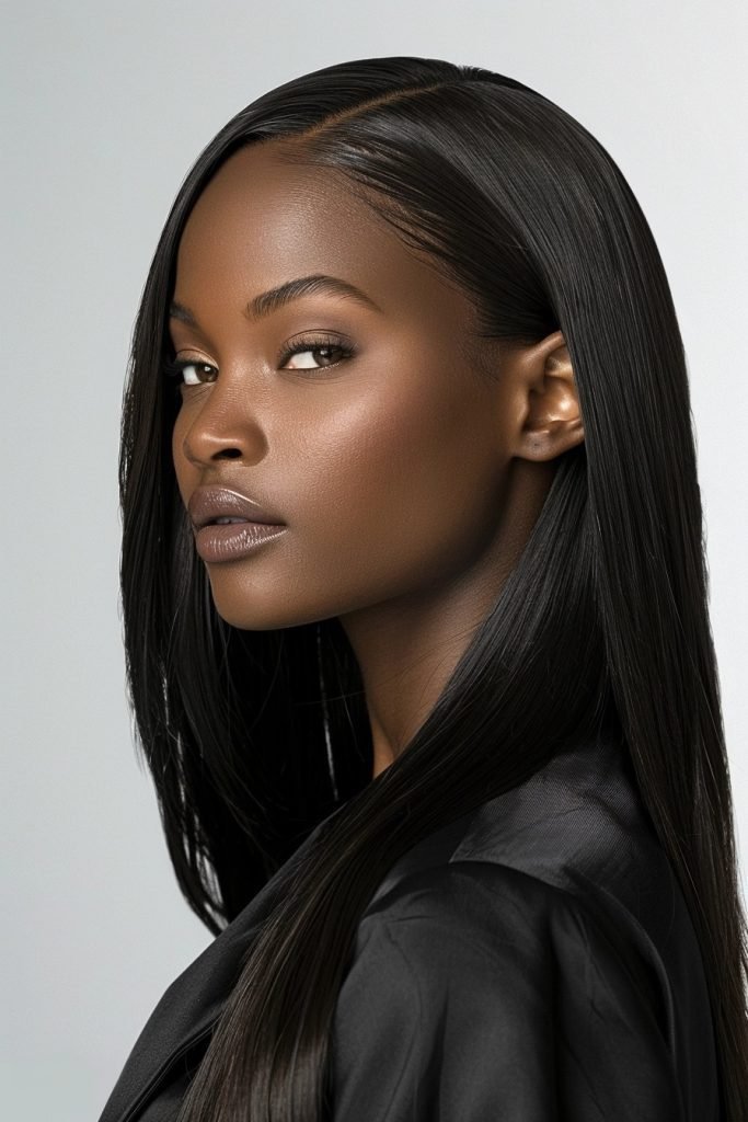 Classic Straight hairstyles for long hair