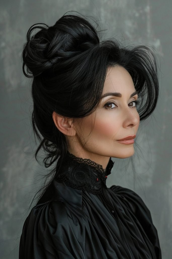 Classic Updo hairstyles 50 year old women