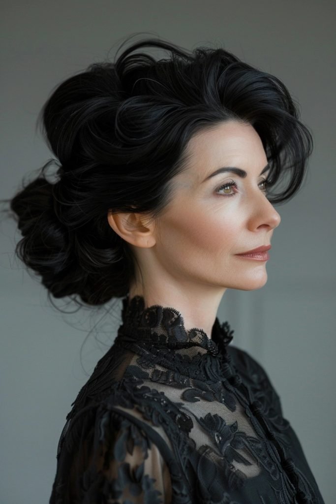 Classic Updo hairstyles 50 year old women