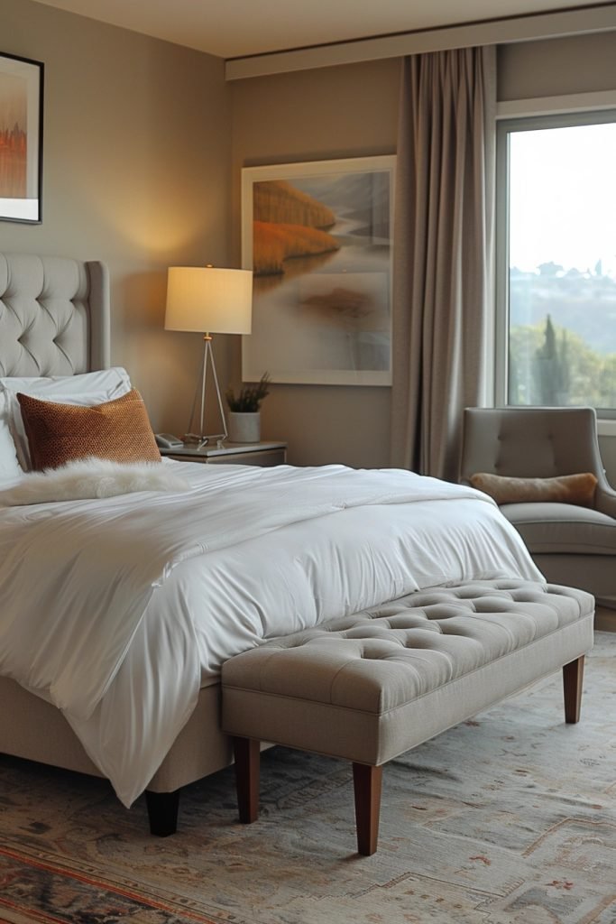 Contemporary Comfort Guest Bedroom