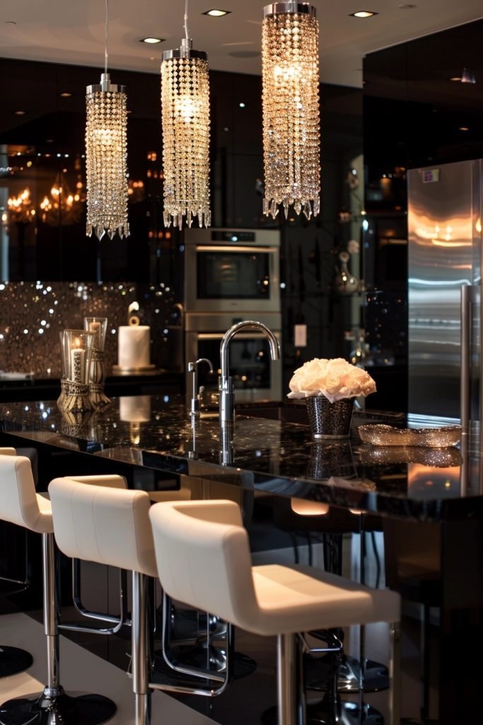 Contemporary Glam with Mirror Accents