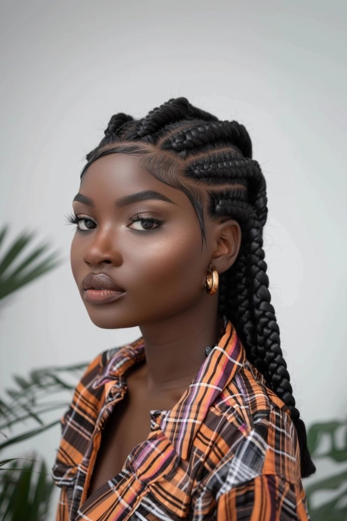 Box Braids hairstyles for black hair
