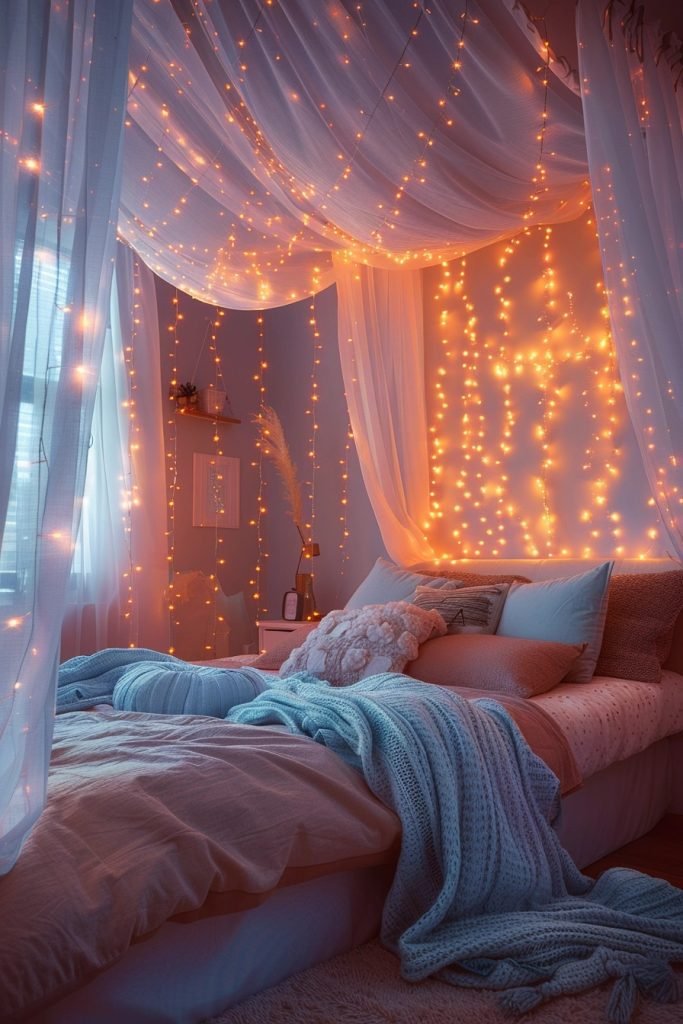 Cozy Fairy Lights Nook