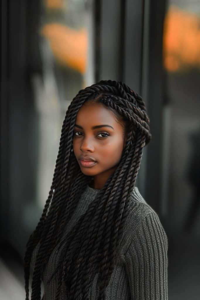 Crochet Braids hairstyles for black hair