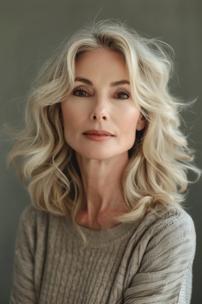 Curled Ends hairstyles 50 year old women