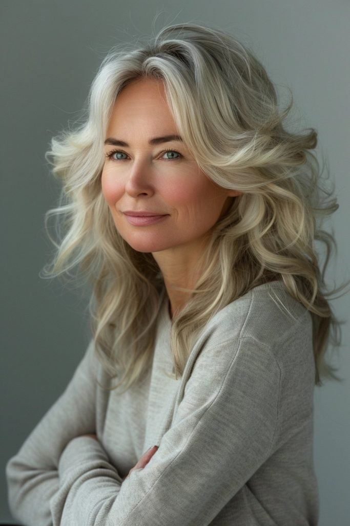 Curled Ends hairstyles 50 year old women