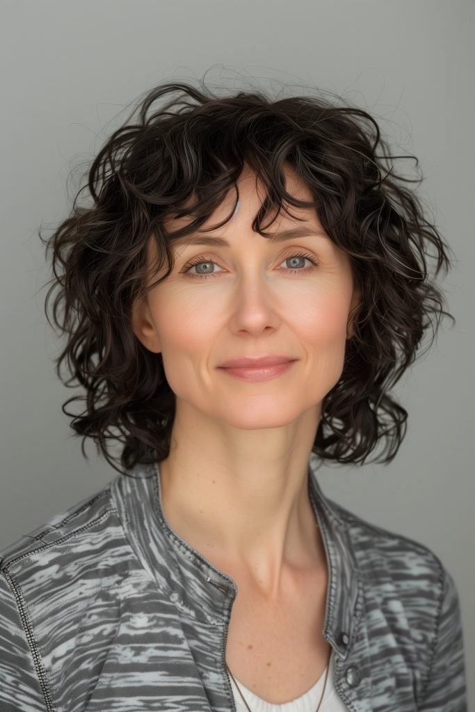 Curly Bob Hairstyles for Medium Length Hair